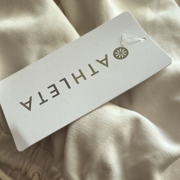 Athleta Seasoft Midi Dress in Magnolia White Size M / NWT - Picture 6 of 8